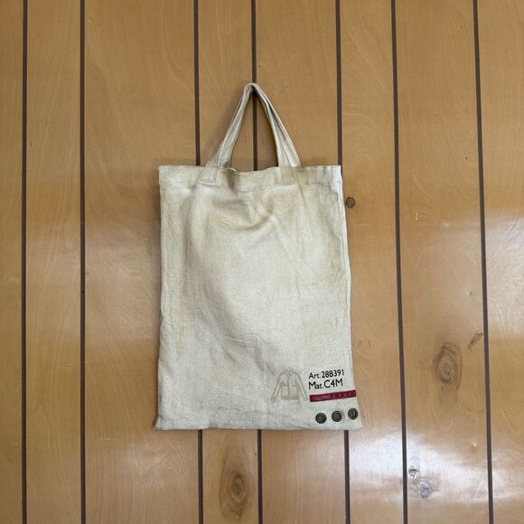 Handbags - PRADA SPORT Tote Bag Denim Tan Vintage Double Handle